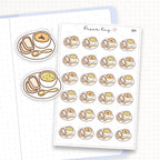 Zoomed in image of the doodles from a character planner sticker sheet.