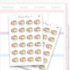 Sticker sheet product measurement.