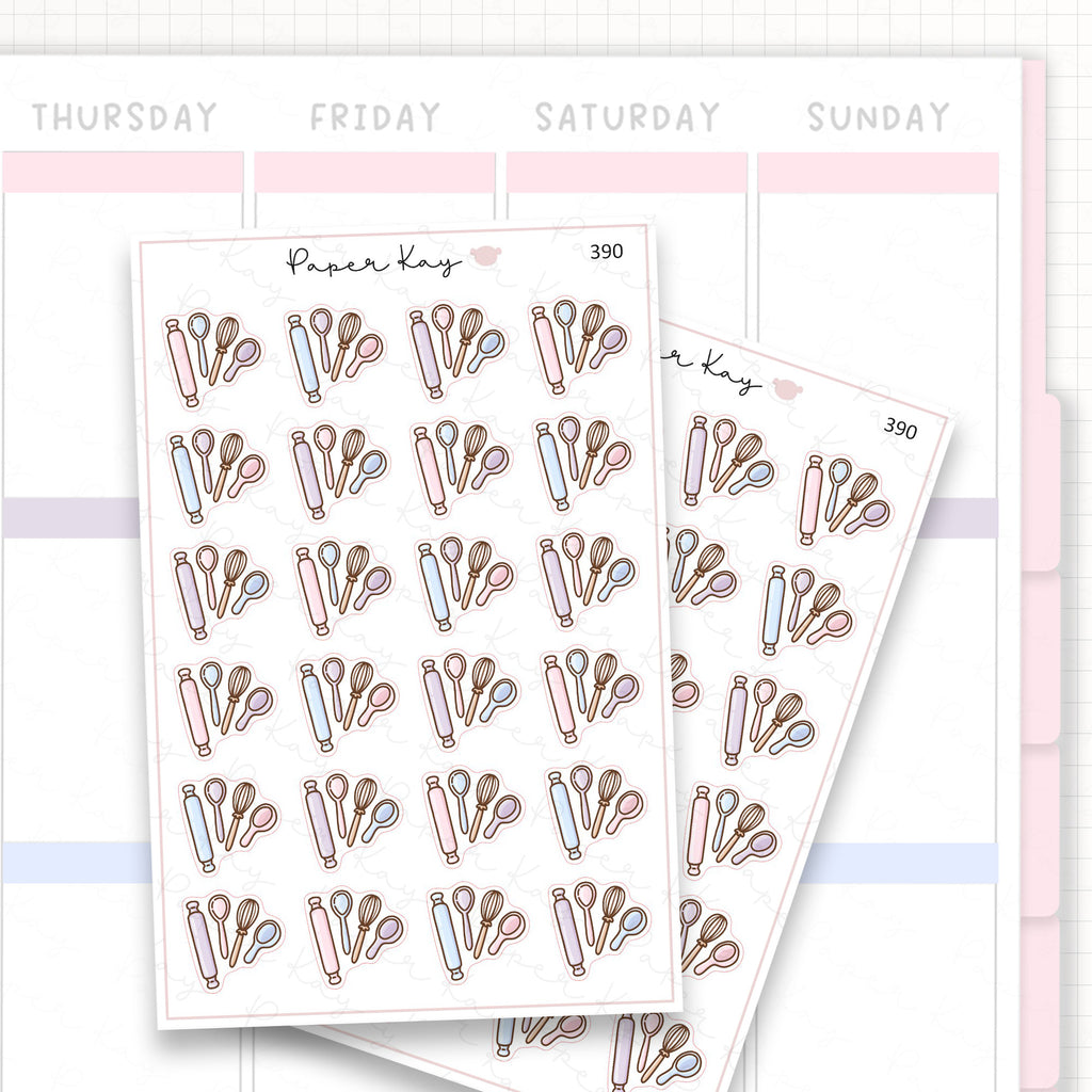 Sticker sheet product measurement.