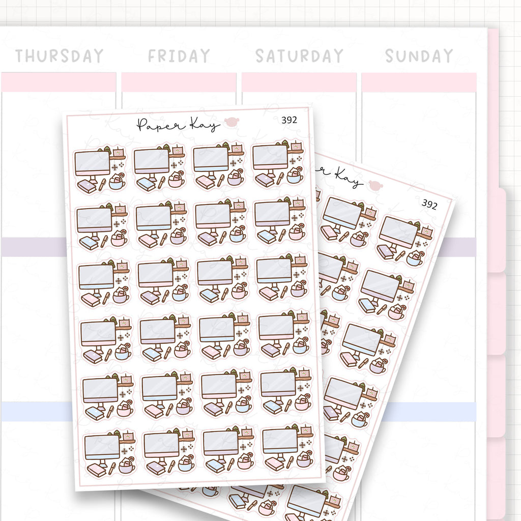 Sticker sheet product measurement.