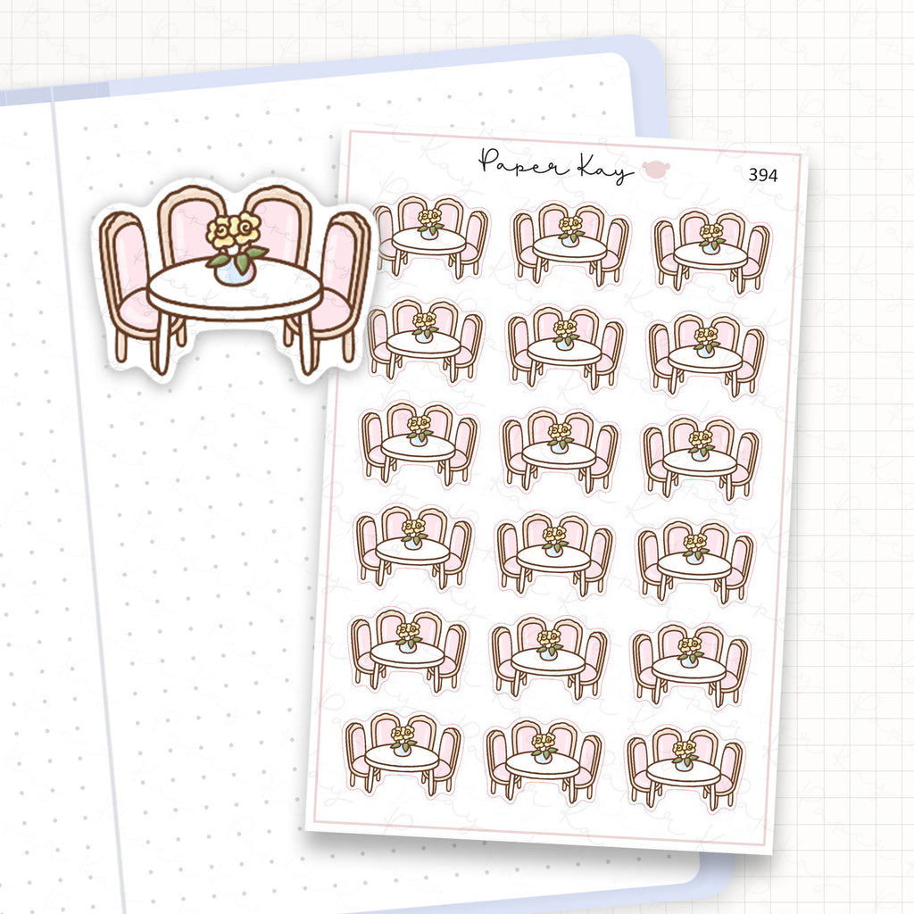 Zoomed in image of the doodles from a character planner sticker sheet.