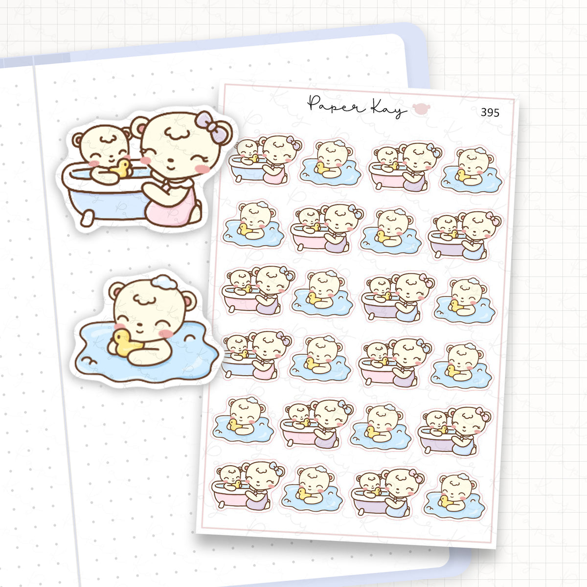 Bathtime Sticker Sheet