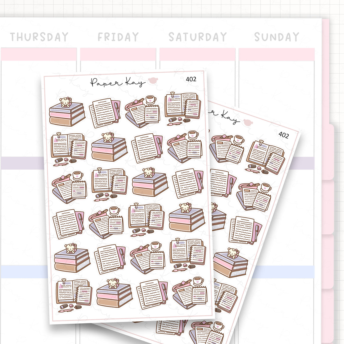 Study/Revision Sticker Sheet