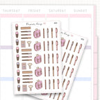 Study Stationery Sticker Sheet