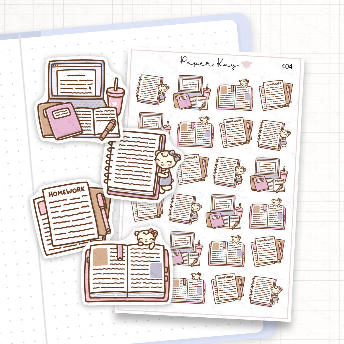 Study Notes/Homework Sticker Sheet
