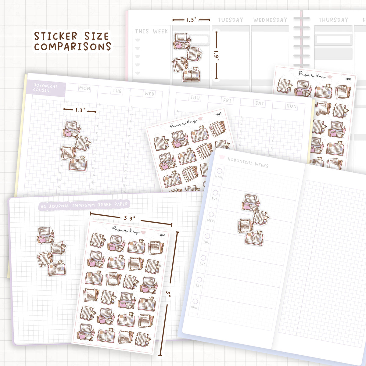 Study Notes/Homework Sticker Sheet