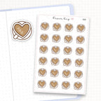Zoomed in image of the doodles from a character planner sticker sheet.