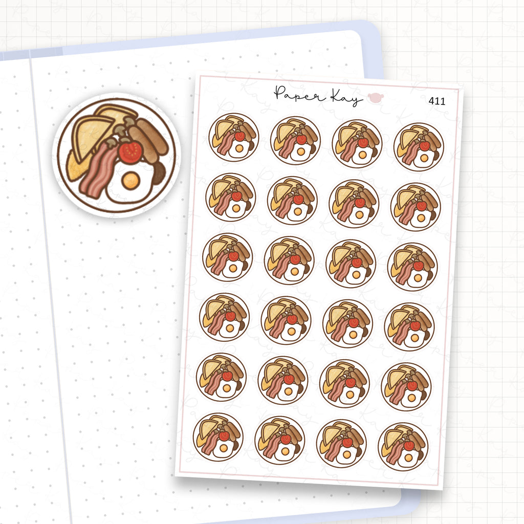 Zoomed in image of the doodles from a character planner sticker sheet.