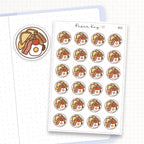 Zoomed in image of the doodles from a character planner sticker sheet.