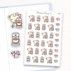 Coffee Machine Sticker Sheet