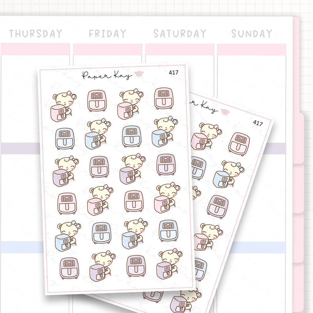 Air Fryer Sticker Sheet
