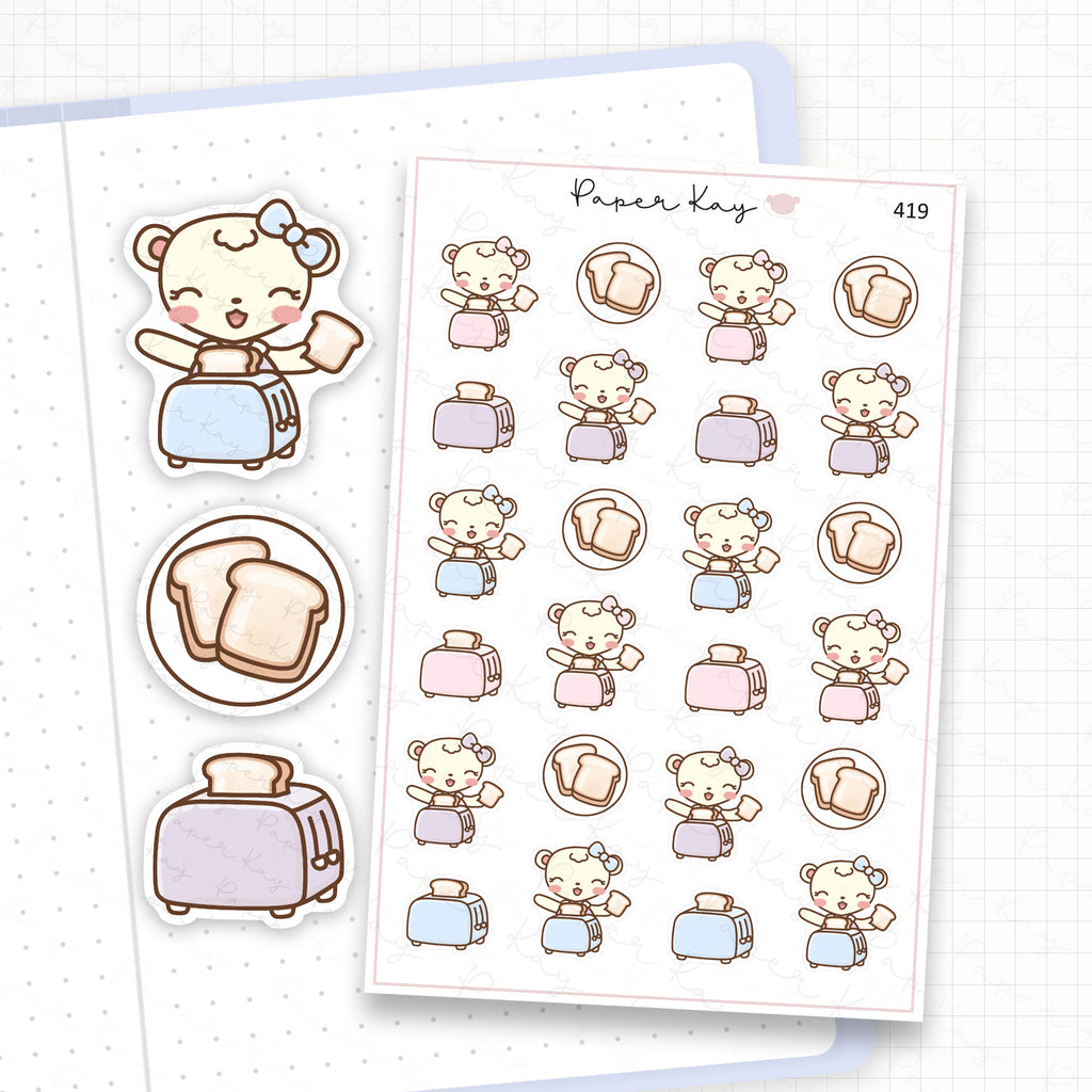 Toaster Sticker Sheet