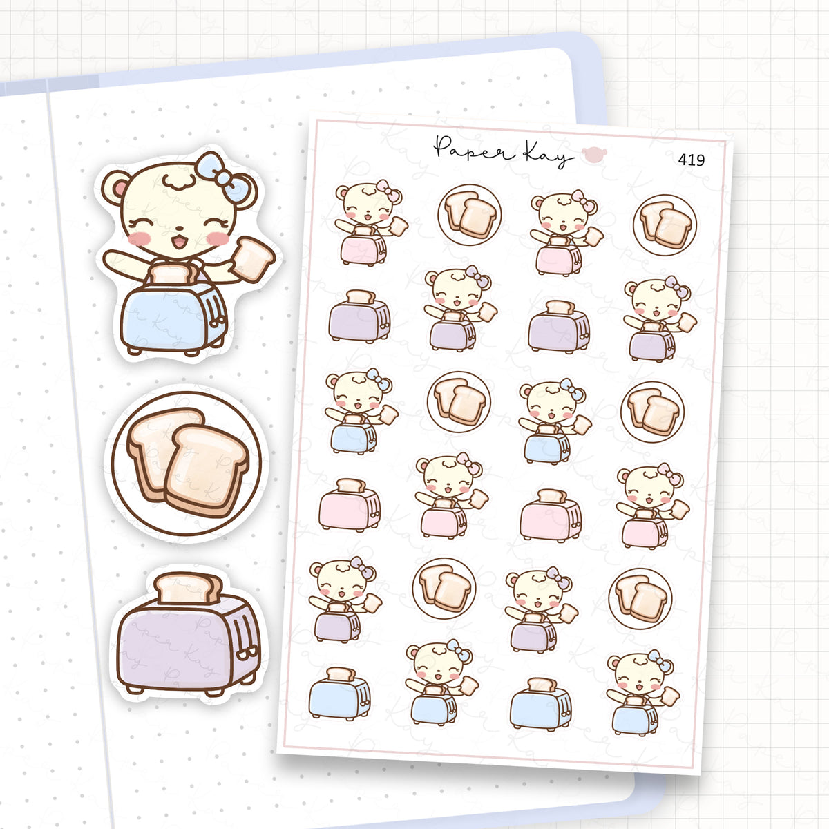 Toaster Sticker Sheet