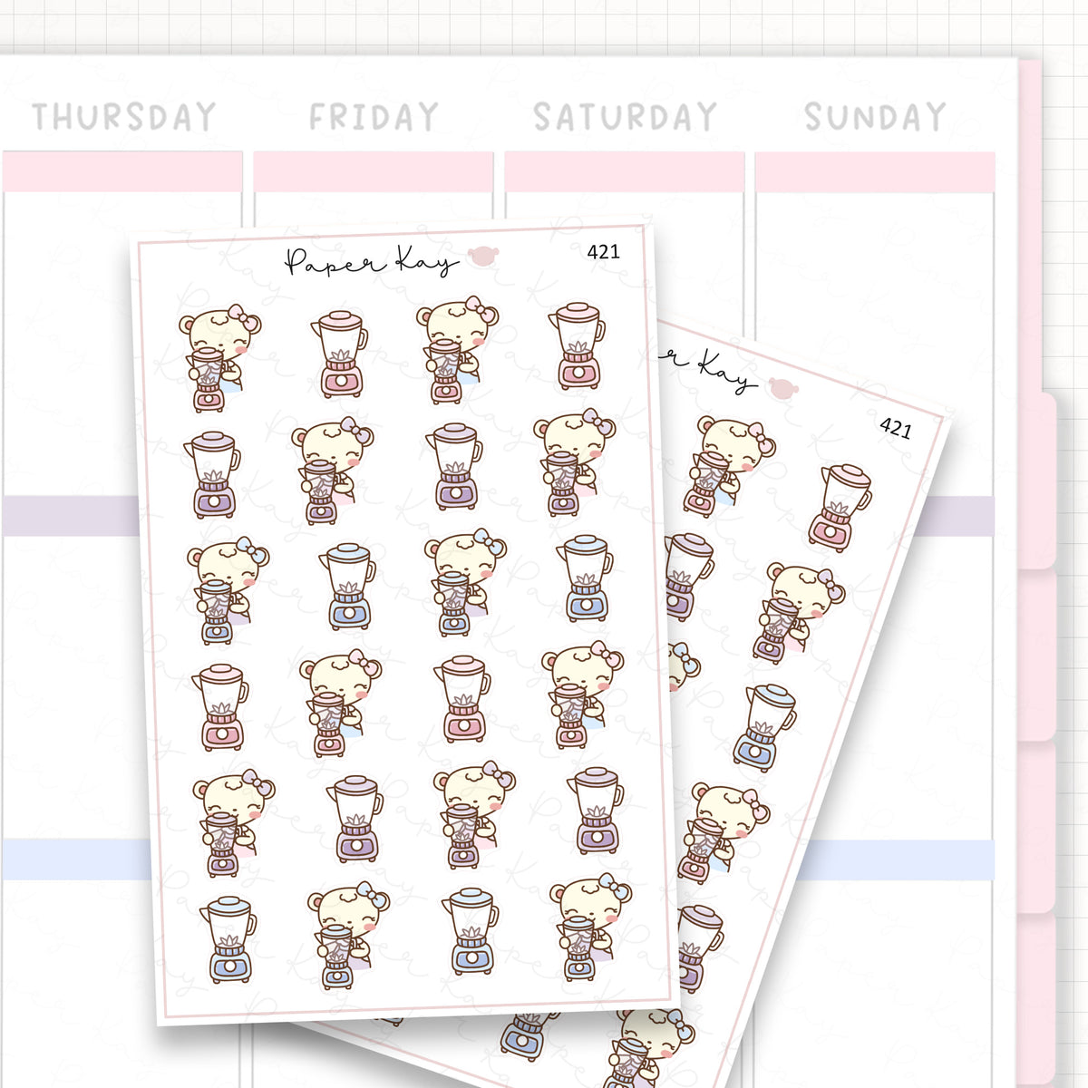 Blender Sticker Sheet