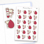 Blood Test Sticker Sheet