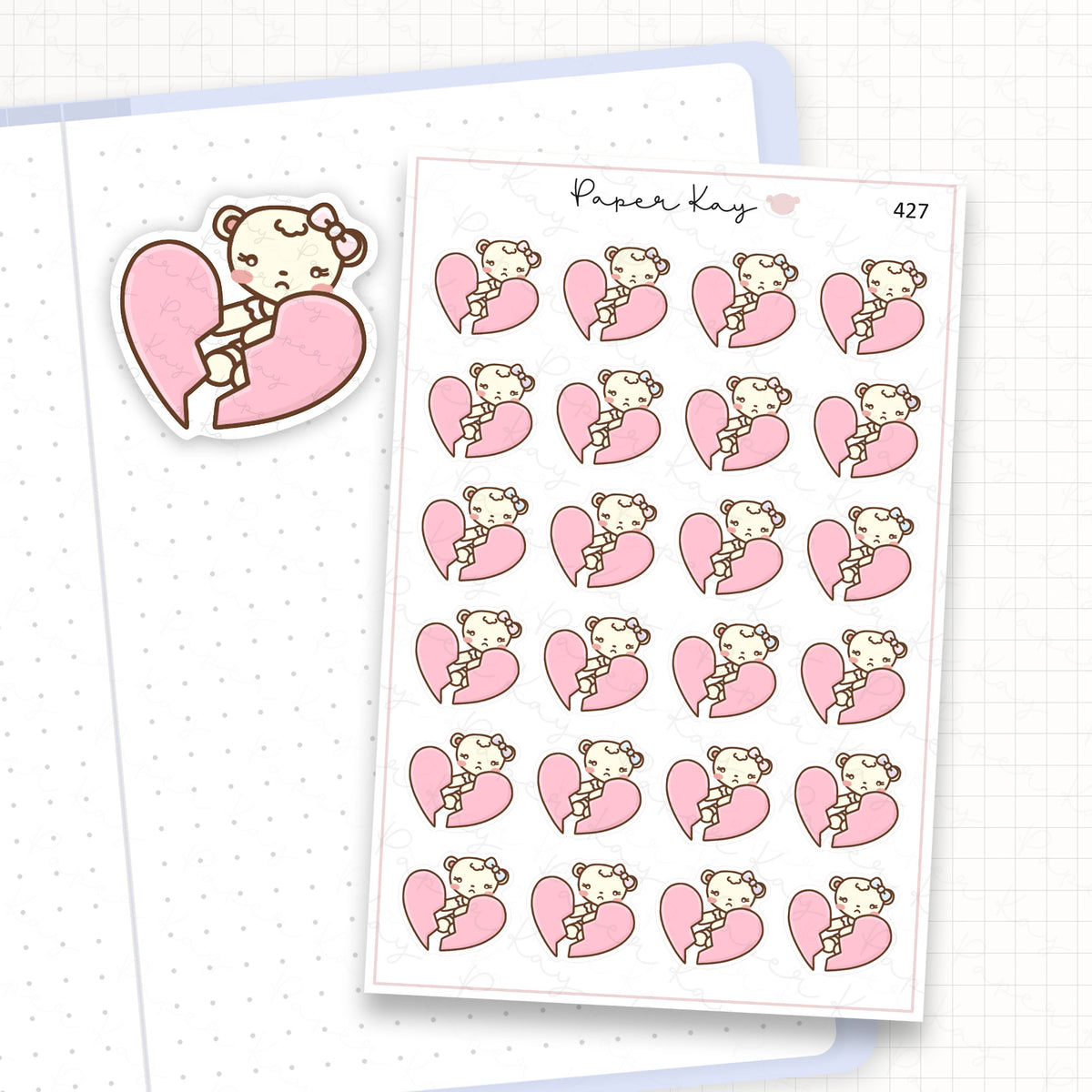 Heartbroken Sticker Sheet