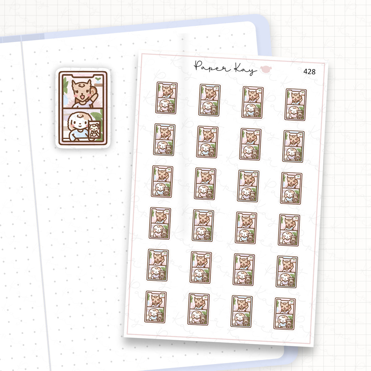 Group Video Call Sticker Sheet