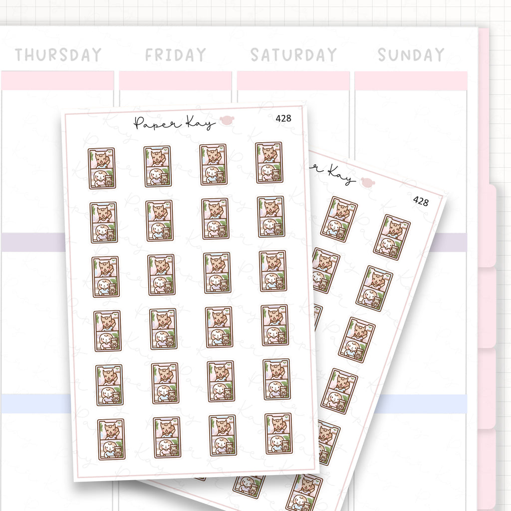 Group Video Call Sticker Sheet