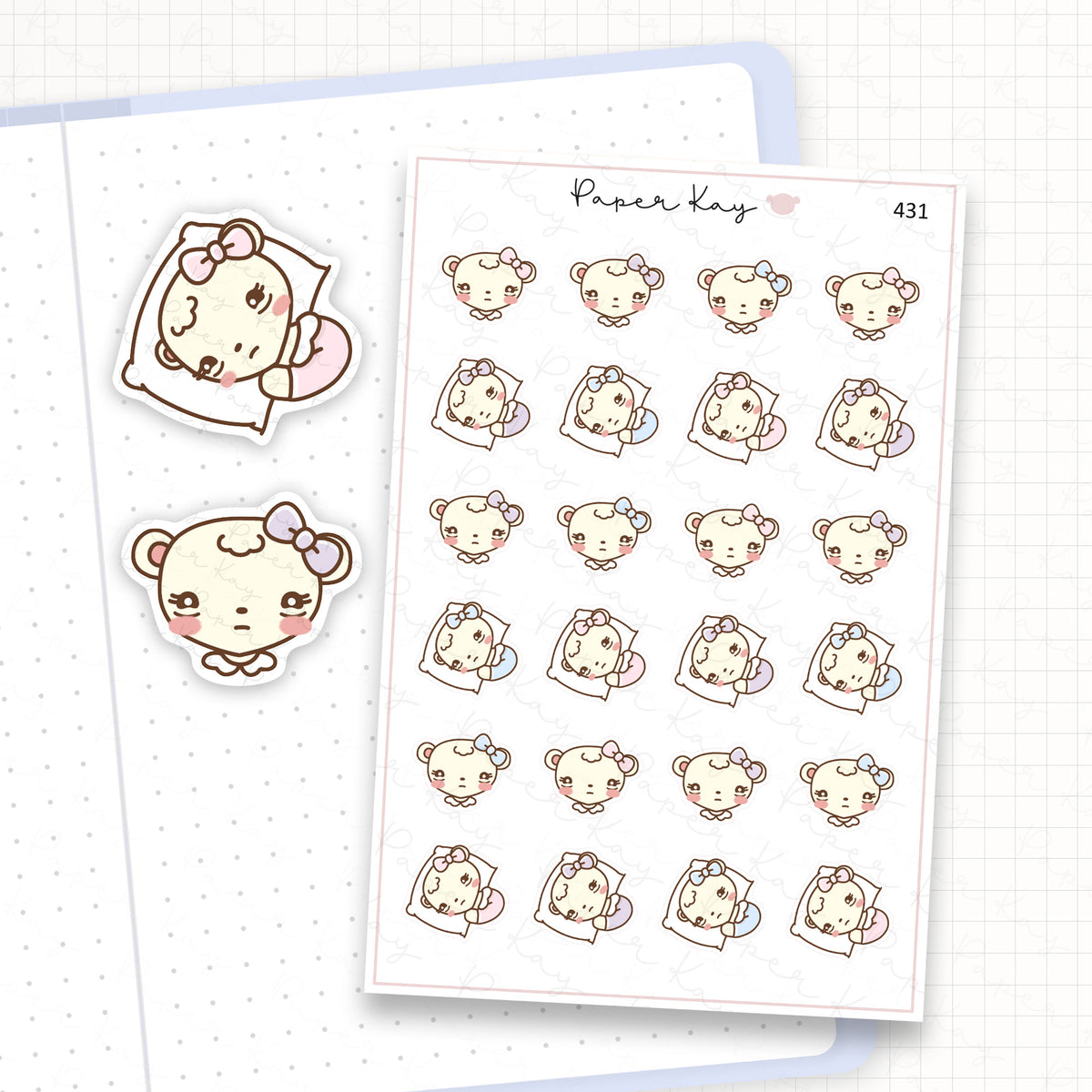 Can't Sleep/Insomnia Sticker Sheet