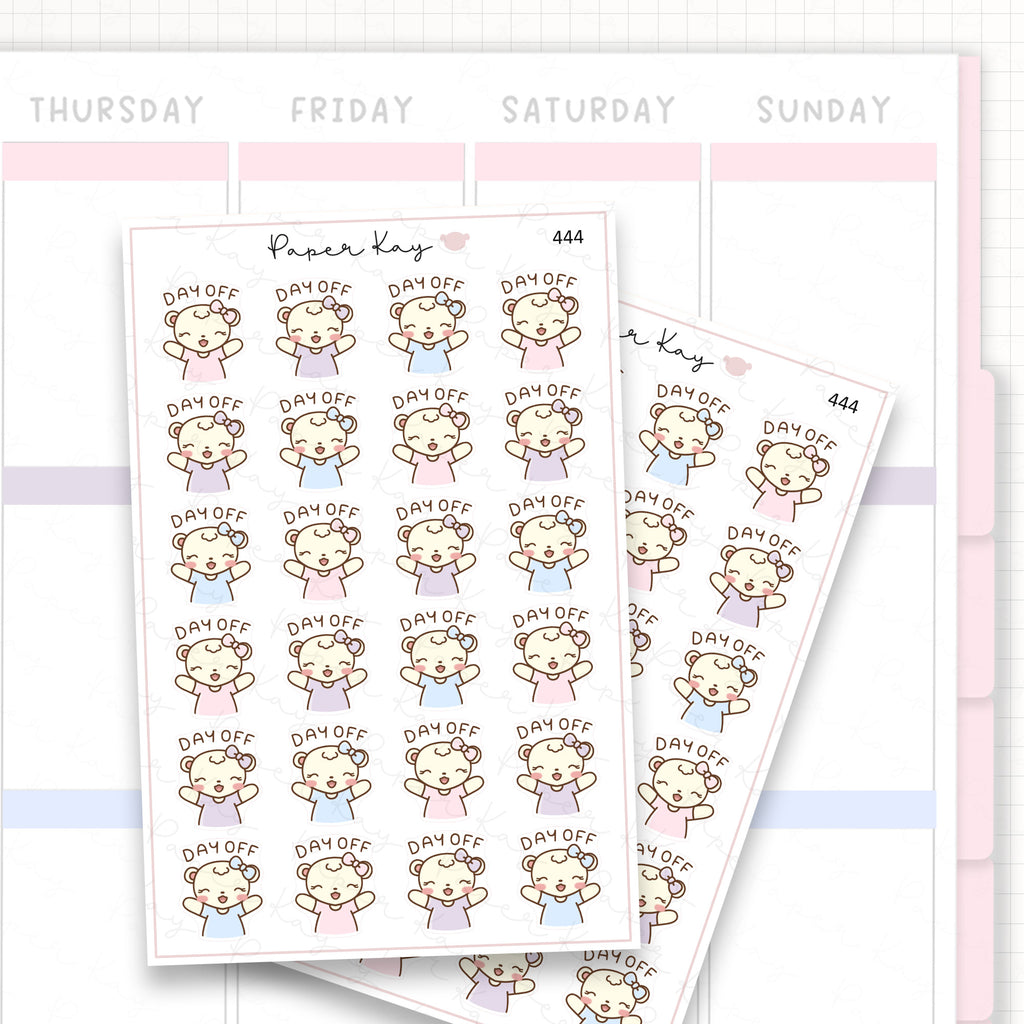 Day Off Sticker Sheet