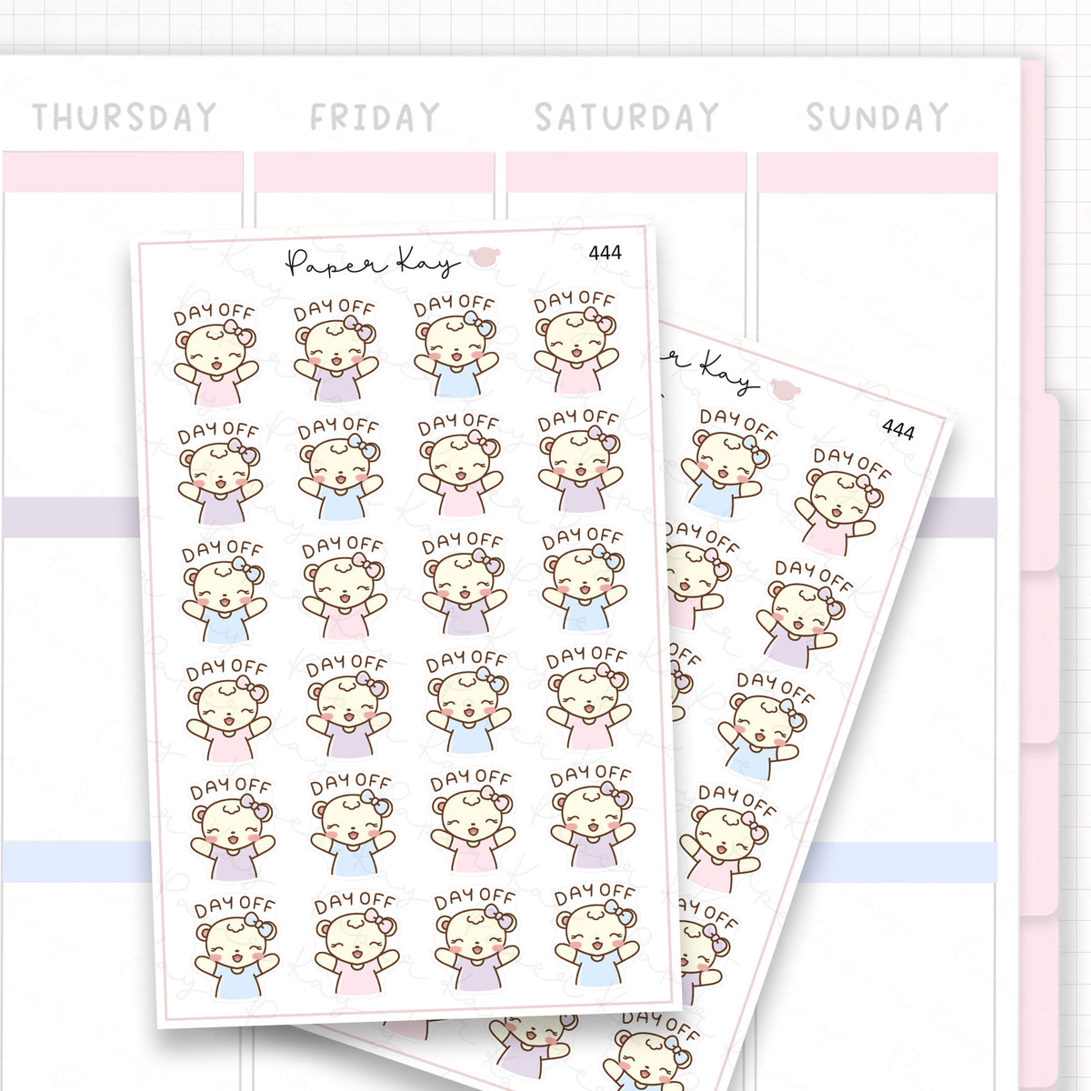 Day Off Sticker Sheet