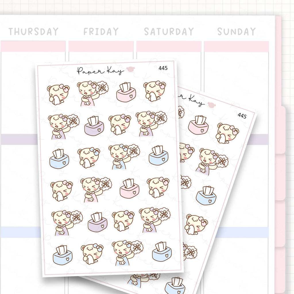 Hay Fever/Allergies Sticker Sheet