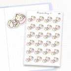 Stomach Ache/Cramps Sticker Sheet