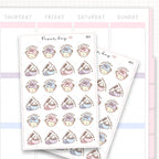 Hair Mask Sticker Sheet