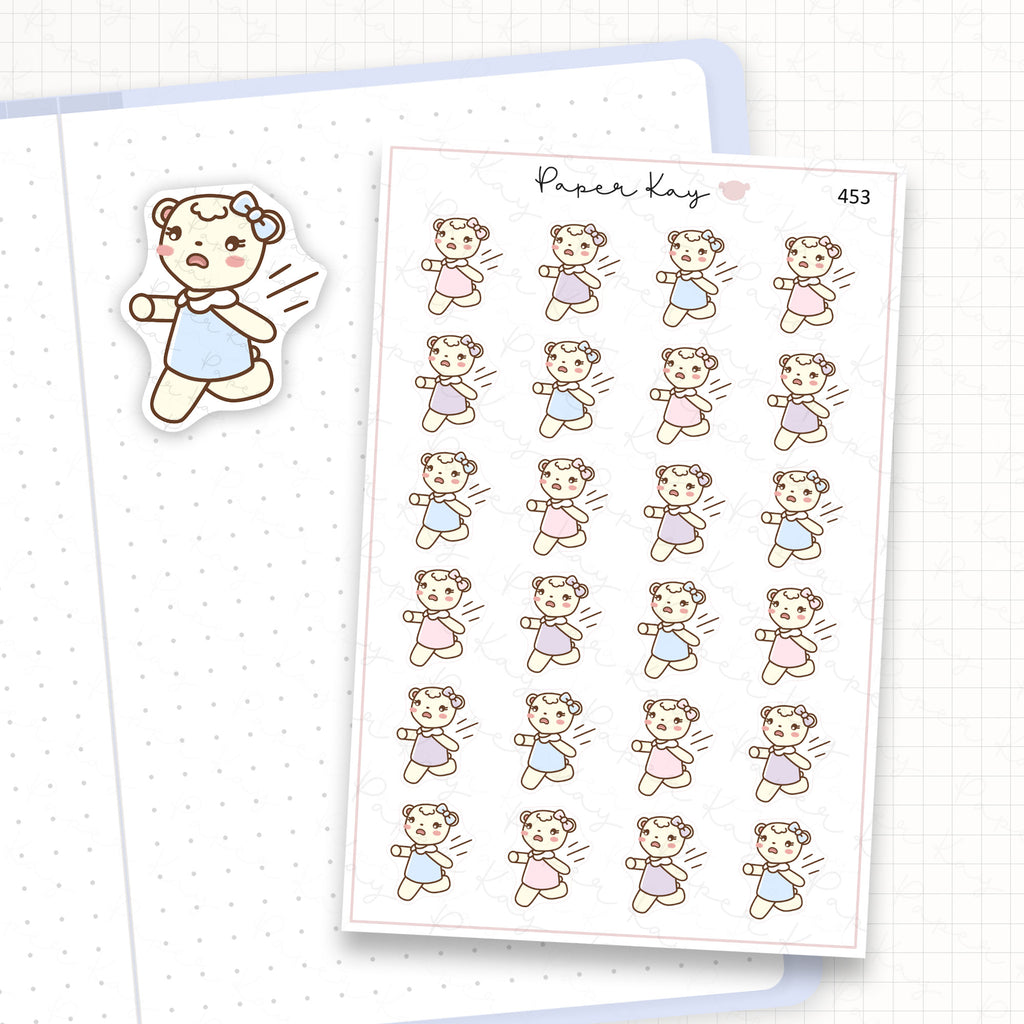 Running Late Sticker Sheet