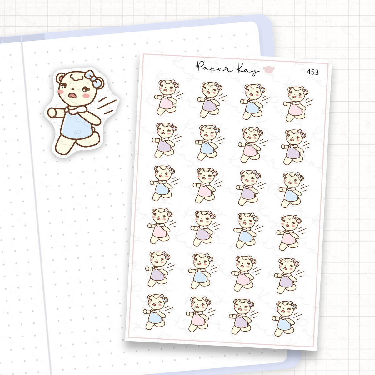 Running Late Sticker Sheet