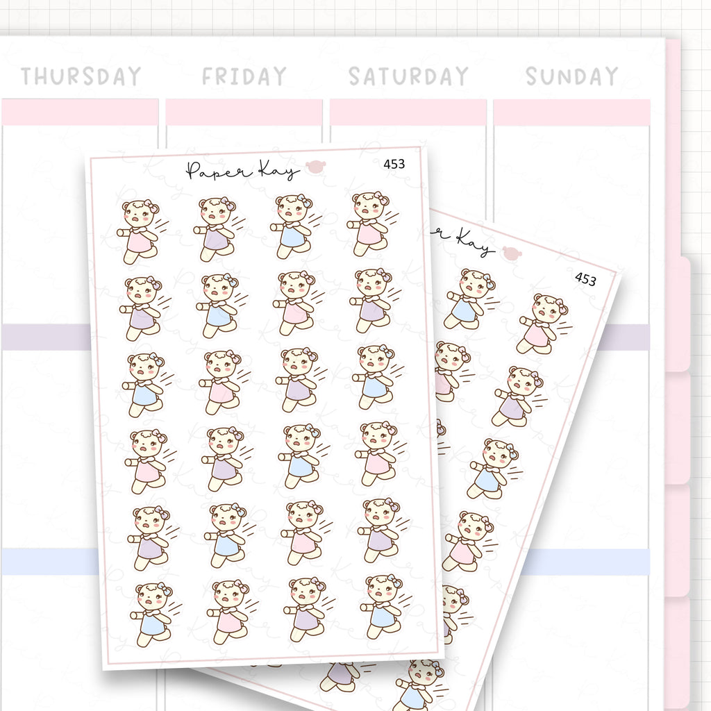 Running Late Sticker Sheet