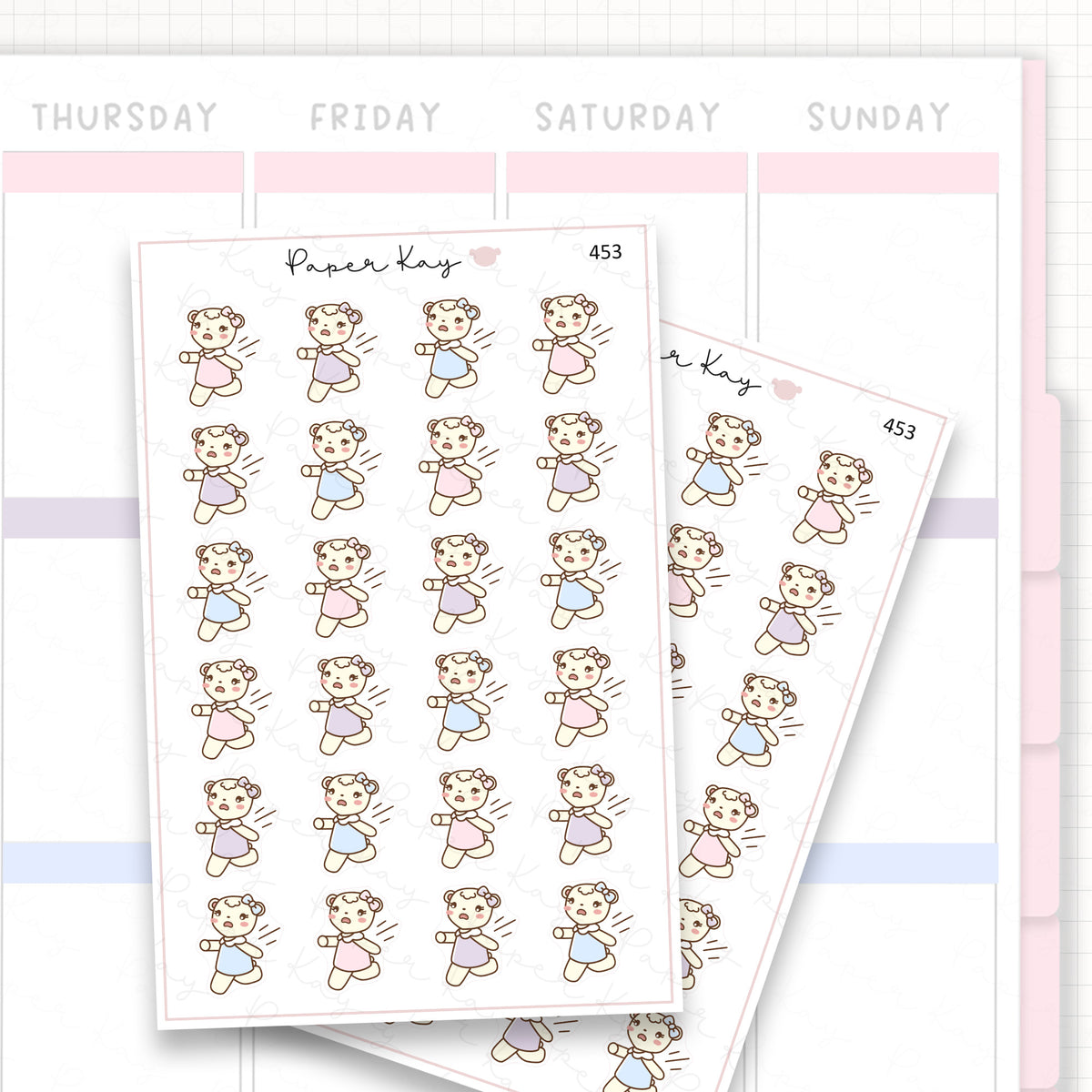 Running Late Sticker Sheet