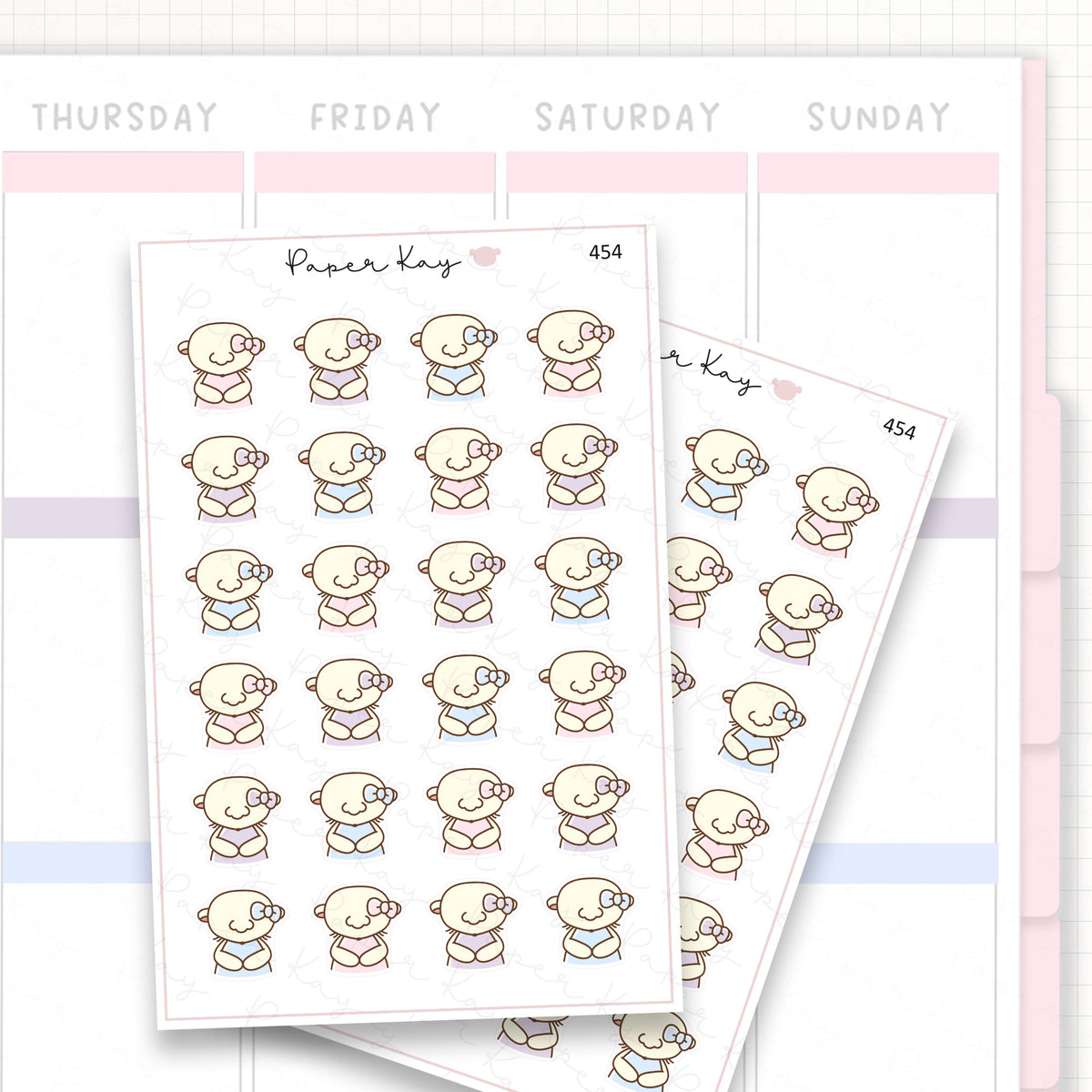 Sorry/Sad Sticker Sheet