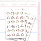 Headphone Sticker Sheet