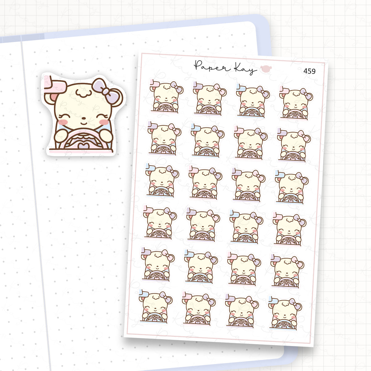 Driving Sticker Sheet
