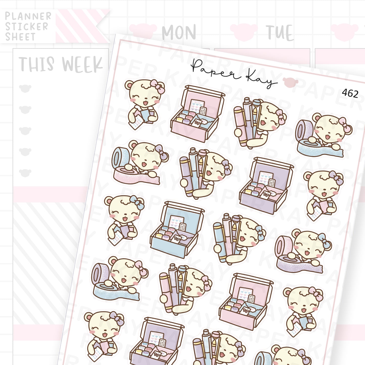 DTB Planner Goodies Sticker Sheet