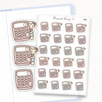 Calculator Sticker Sheet