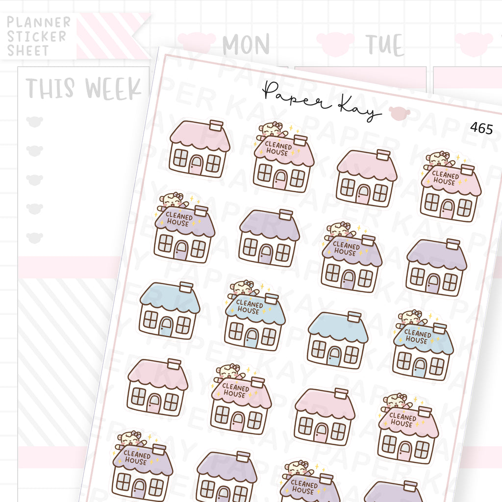 Cleaned House Sticker Sheet