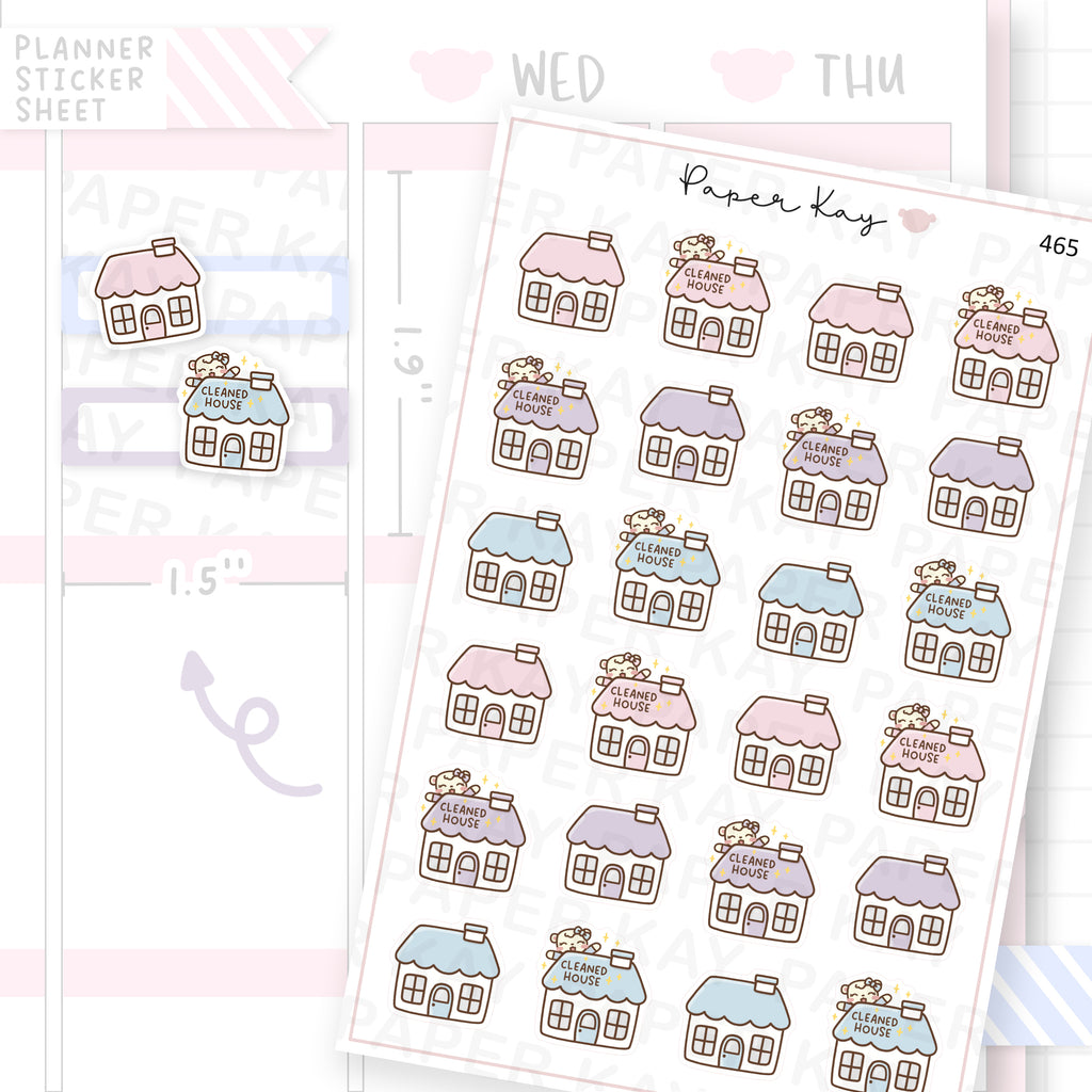 Cleaned House Sticker Sheet