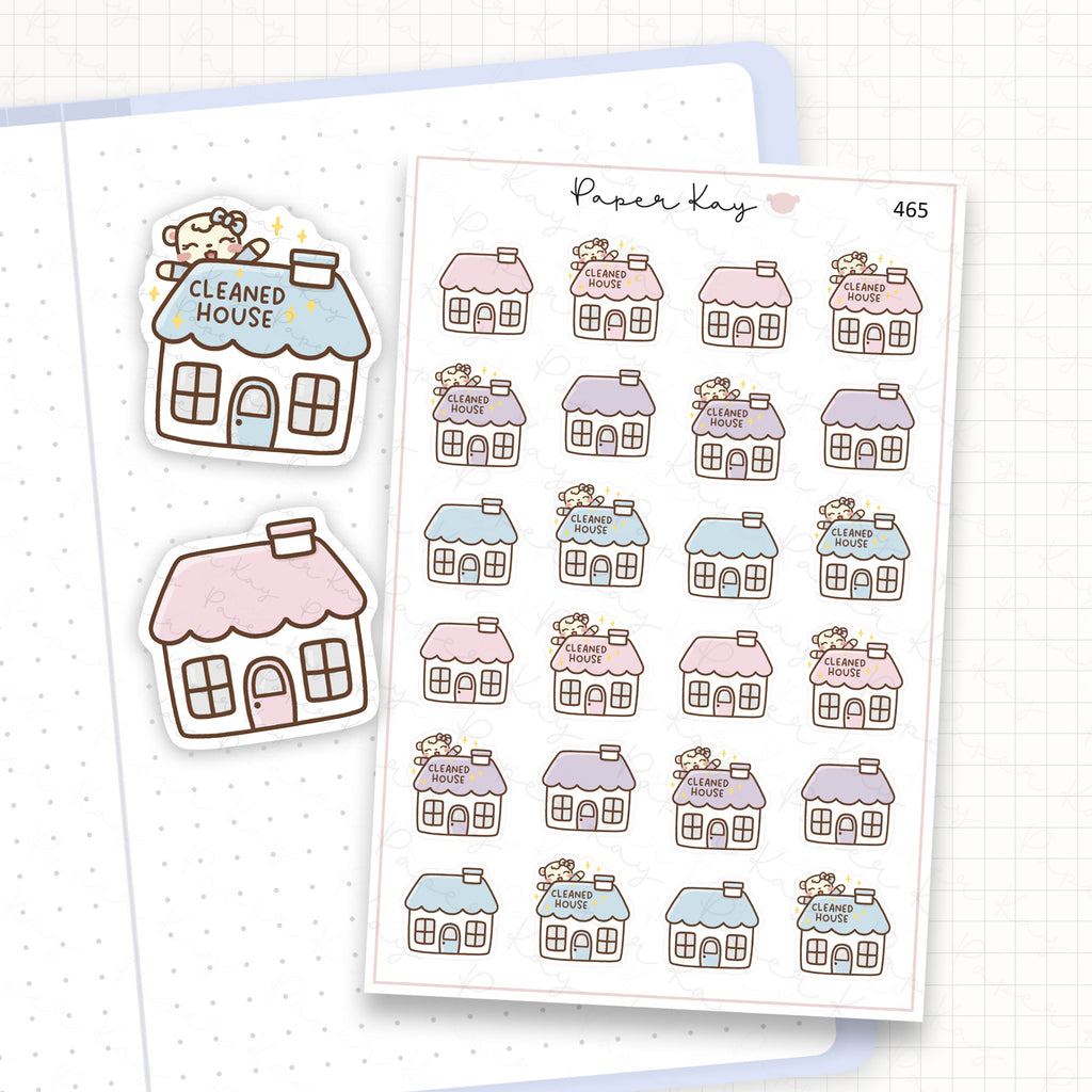 Cleaned House Sticker Sheet