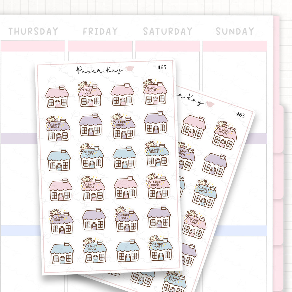 Cleaned House Sticker Sheet