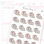 Handbag and Laptop Sticker Sheet