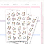 Bathing Sticker Sheet