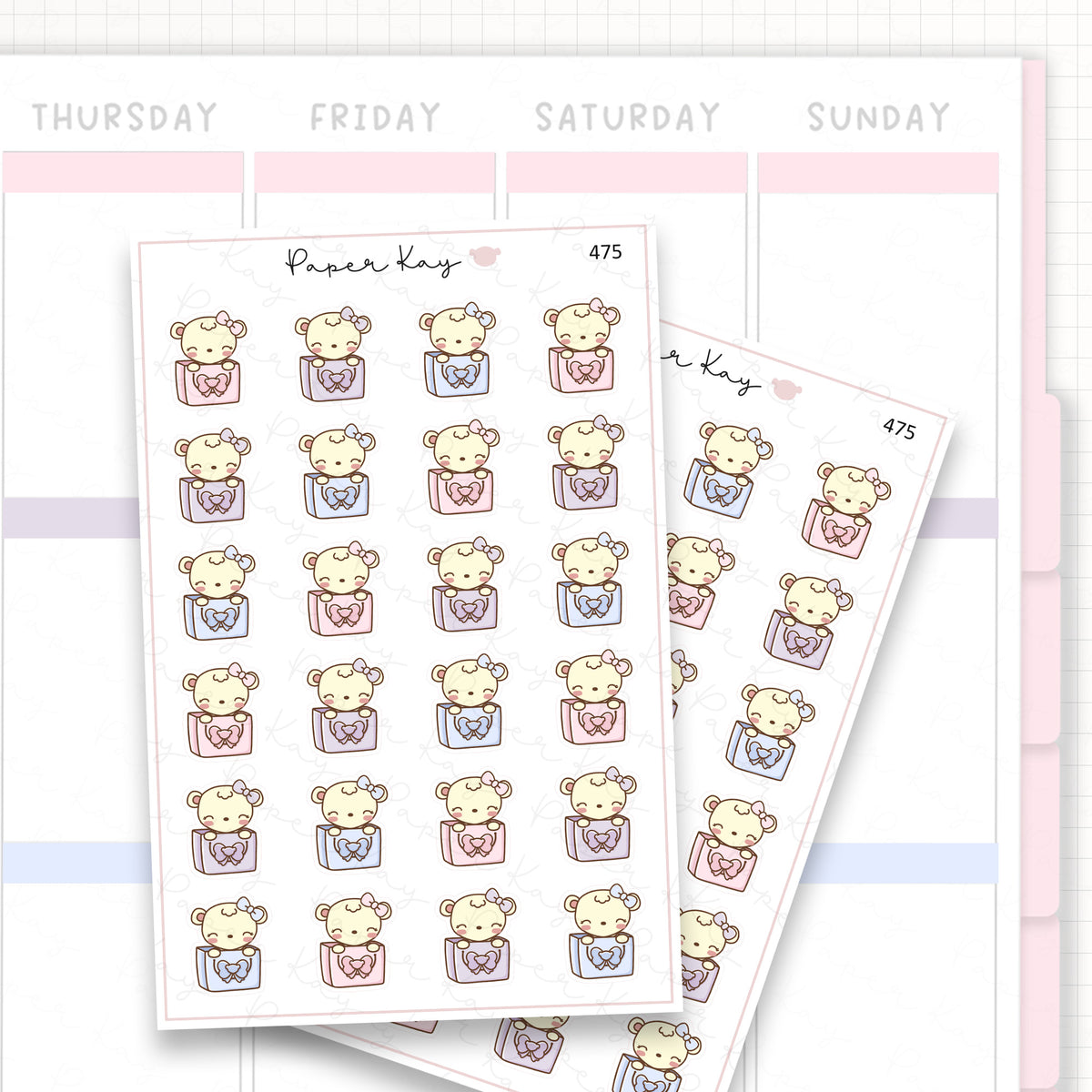 Shopping Bag Sticker Sheet