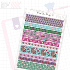 Boot House Washi Strip Sticker Sheet