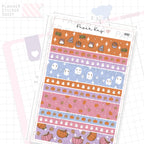 Cute Halloween Washi Strip Sticker Sheet