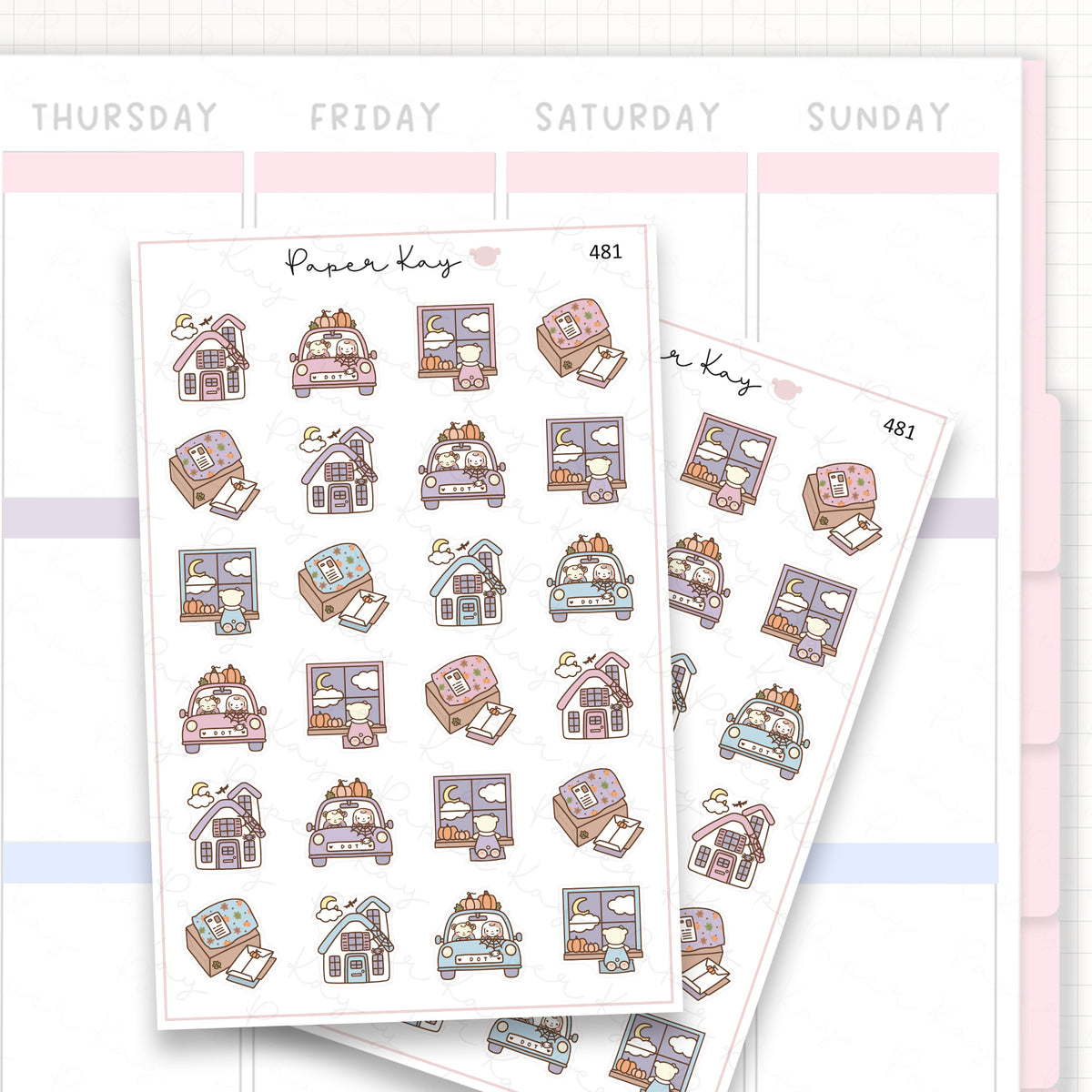 Autumn Home Sticker Sheet