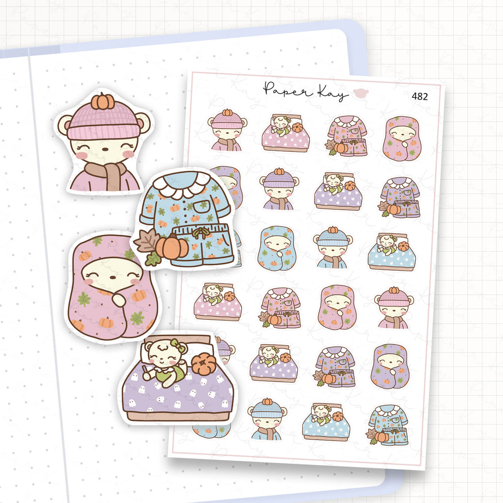 Cosy Autumn Sticker Sheet