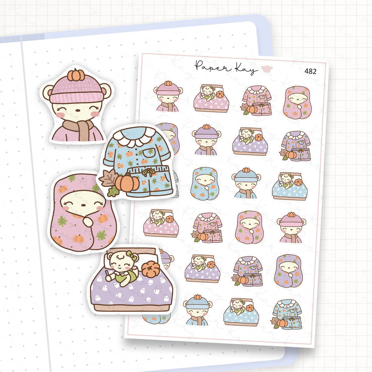 Cosy Autumn Sticker Sheet