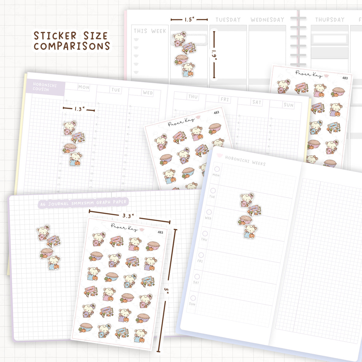 Pumpkin Pie Sticker Sheet